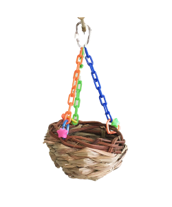 Adventure Bound Hanging Treat Basket Parrot Toy